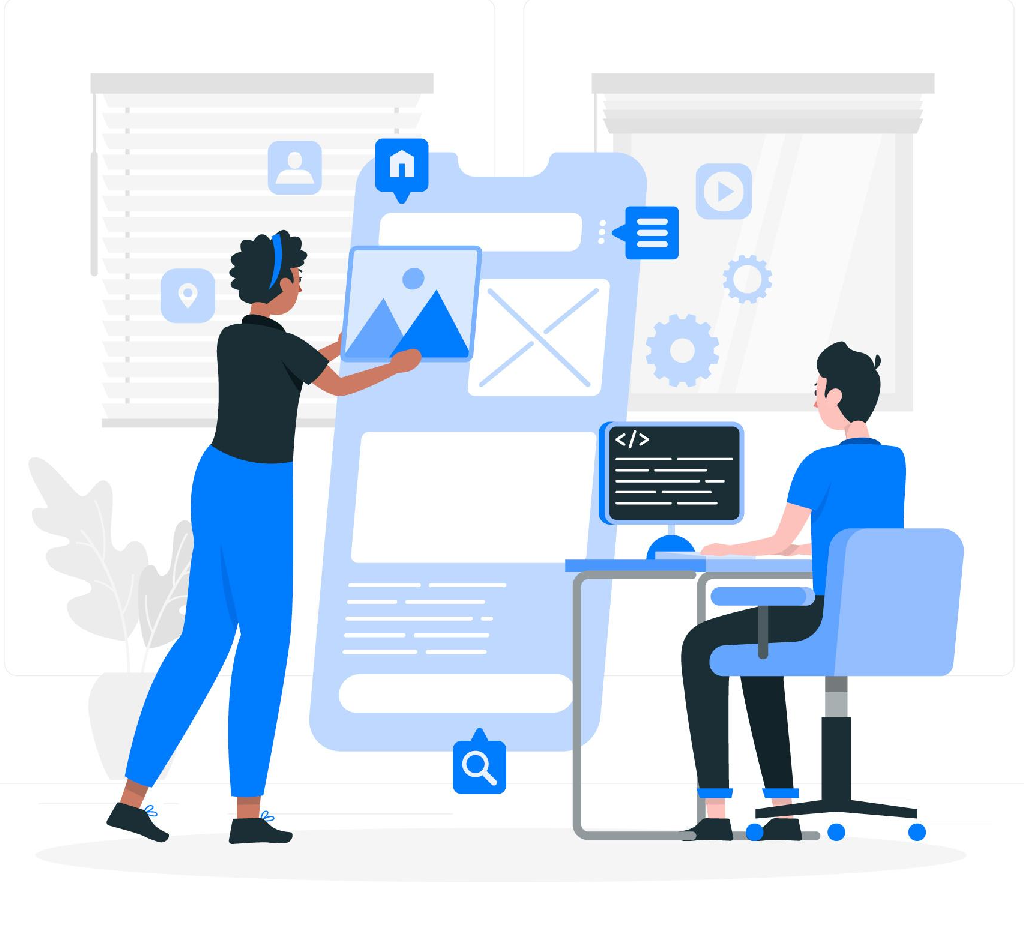 App development concept illustration