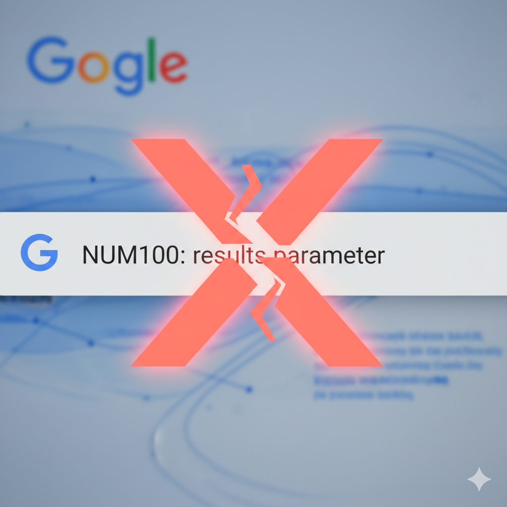 &num=100 results parameter