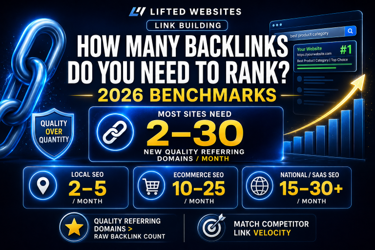 how many backlinks do you need to rank