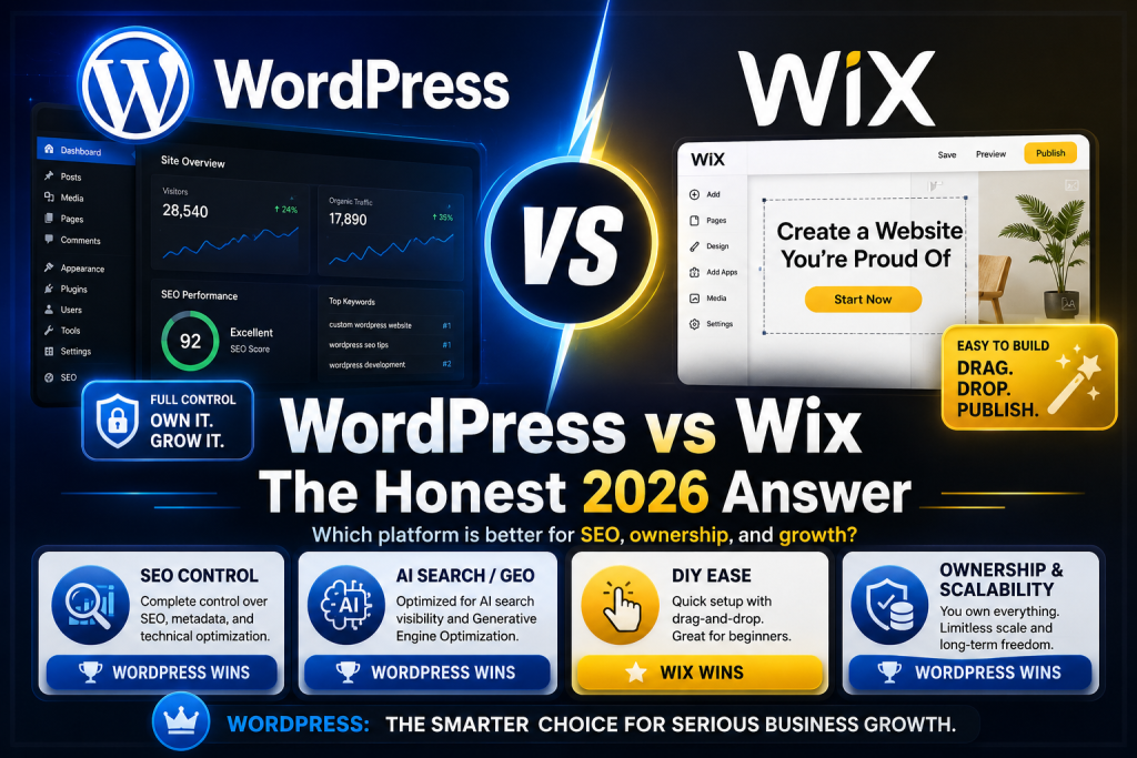 wordpress vs wix