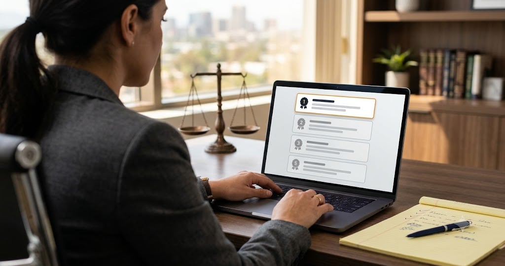 ranked comparison of the best law firm seo companies