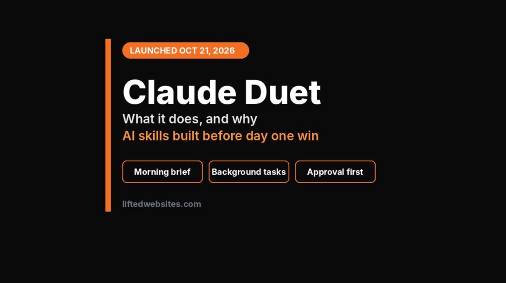 Claude Duet, Anthropic's proactive AI agent launched October 21, 2026: morning brief, background tasks and approval-first actions